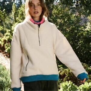 Free People Movement Over The Rainbow Fleece Size Large